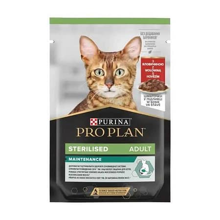 Pro Plan Sterilised Biftekli Pouch Kedi Maması 85 g