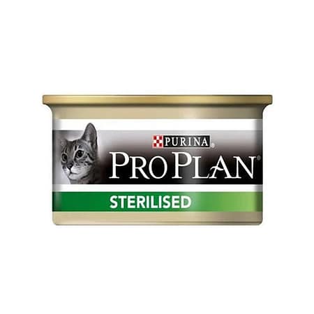 Pro Plan Sterilised Somonlu ve Ton Balıklı Konserve Kedi Maması 85 g