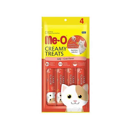 TR5CACH4815 Me-O Creamy Treat Yengeç & Ton Balığı Kedi Ödülü 4x15gr (12 adet)