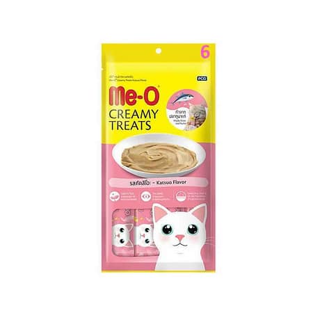 TR5CACH5015 Me-O Creamy Treat Çizgili Orkinos Kedi Ödülü 4x15gr (12 adet)