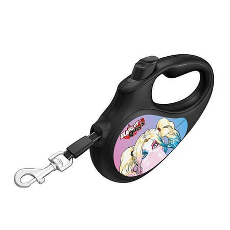 WAUDOG R-leash retracteble dog leash, "Harley Quinn" design up to 12 kg, 3 m black