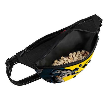 Family waist bag for feed and accessories, pattern "Batman 1", size 33*17*10 cm