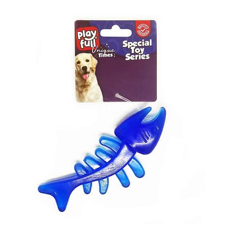 PF-4032-Playfull Balık Şeklinde Köpek Oyuncağı 13x5 Cm