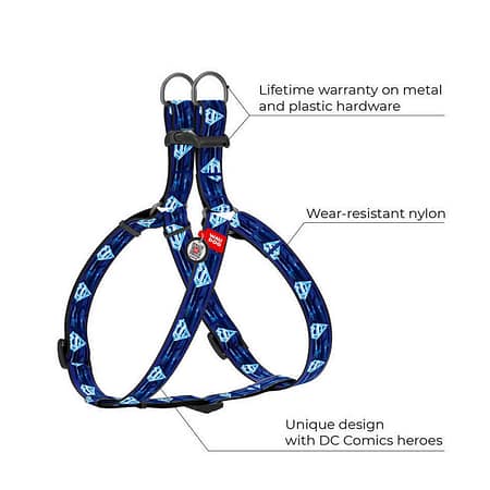 WAUDOG Nylon dog harness with QR passport