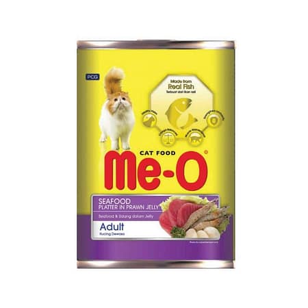 TR5CC2N40400 ME-O DENİZ LEZZETLERİ KARIDES SOSLU KEDİ KONSERVE 400GR *24