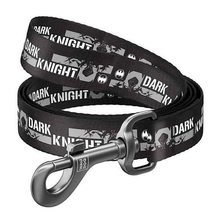 WAUDOG Nylon dog leash "Dark knight" design, W 25 mm, L 122 cm