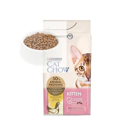 Purina Cat Chow Kitten Tavuklu Yavru Kedi Maması Açık 1 Kg