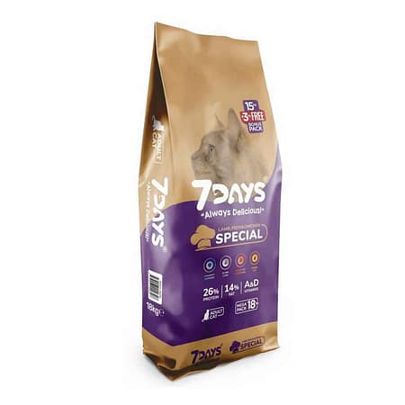 7 Days Special Yetişkin Kedi Maması 18 Kg