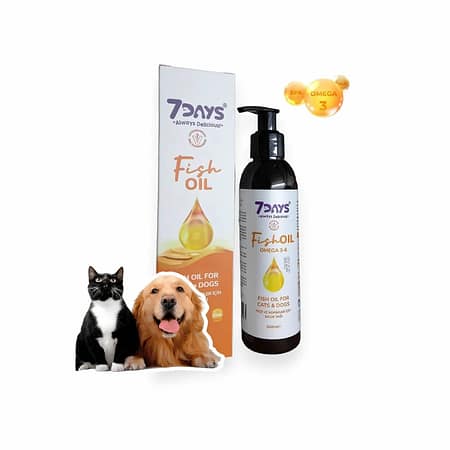 7DAYS Kedi ve Köpekler İçin Balık Yağı – Omega 3 & 6 200 ml - 2