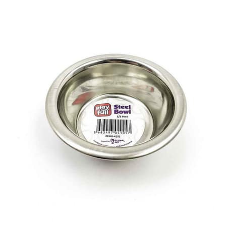 8 Oz Playfull Eko Çelik Mama ve Su Kabı