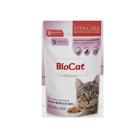 Biocat Sterilised Kısır Kedi Yaş Maması 85 Gr x 24 Adet