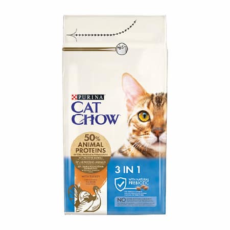 Cat Chow Felin 3IN1 Hindi Etli Kedi Maması 1,5 kg