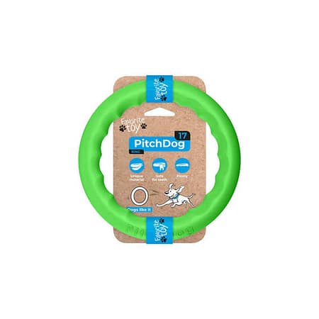 Collar PitchDog Plastik Halka Köpek Oyuncağı Yeşil 17 Cm