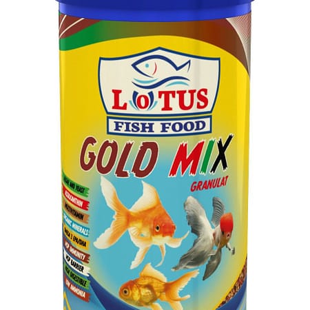 Lotus Fish Food Gold Mix Granulat Japon Balığı Yemi 45 gr