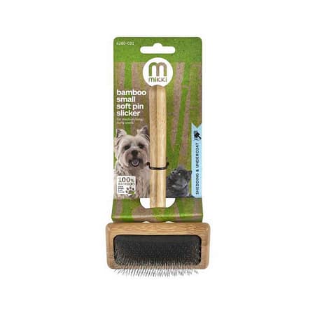 Nylabone Bamboo Yumuşak İğne Uçlu Kaygan Tarak - Küçük