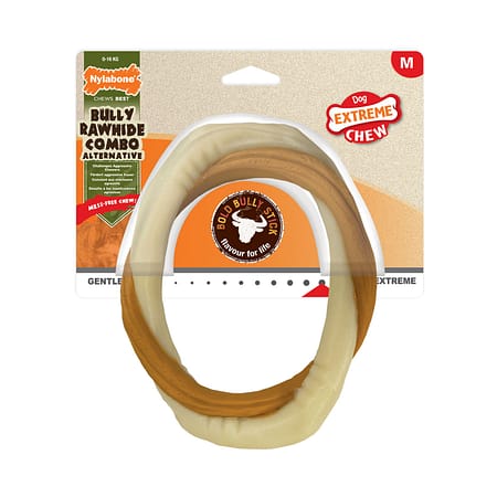 Nylabone Biftek Aromalı Köpek Çiğneme Halkası M