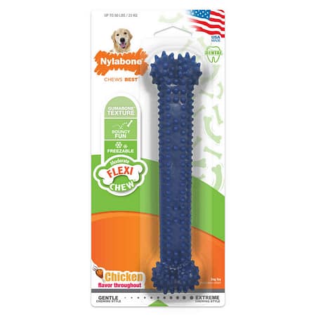 Nylabone Tavuk Aromalı Köpek Çiğneme Kemiği L