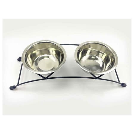 Playfull 32 Oz Antik Desenli Çelik Mama ve Su Kabı