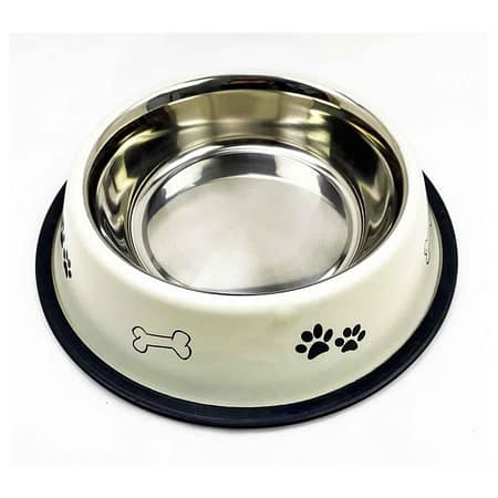 Playfull 96 Oz Desenli Çelik Mama ve Su Kabı