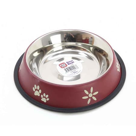 Playfull Renkli Desenli Çelik Mama ve Su Kabı 32 Oz