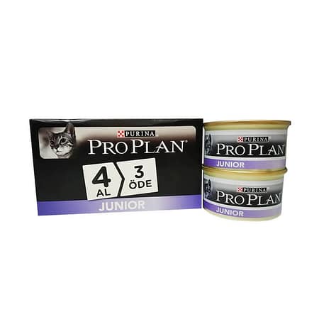 Pro Plan Junior Tavuklu Kedi Konservesi 85gr 4 Al 3 Öde 85 g